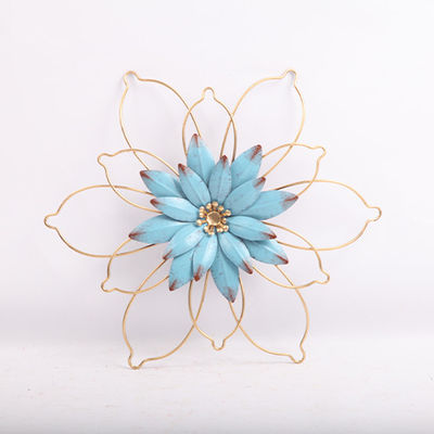 Metal Garden Ornaments Modern Flower Metal Garden Wall Decorations
